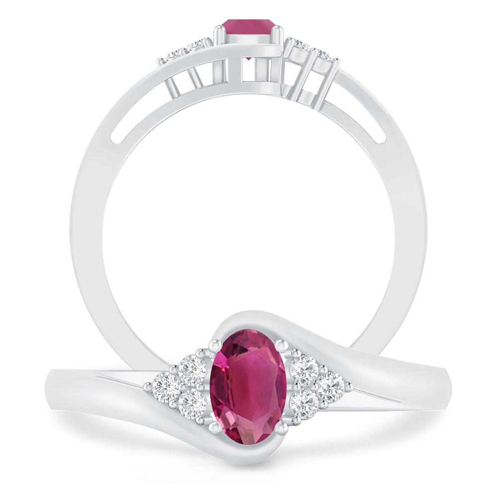 White Gold - Pink Tourmaline