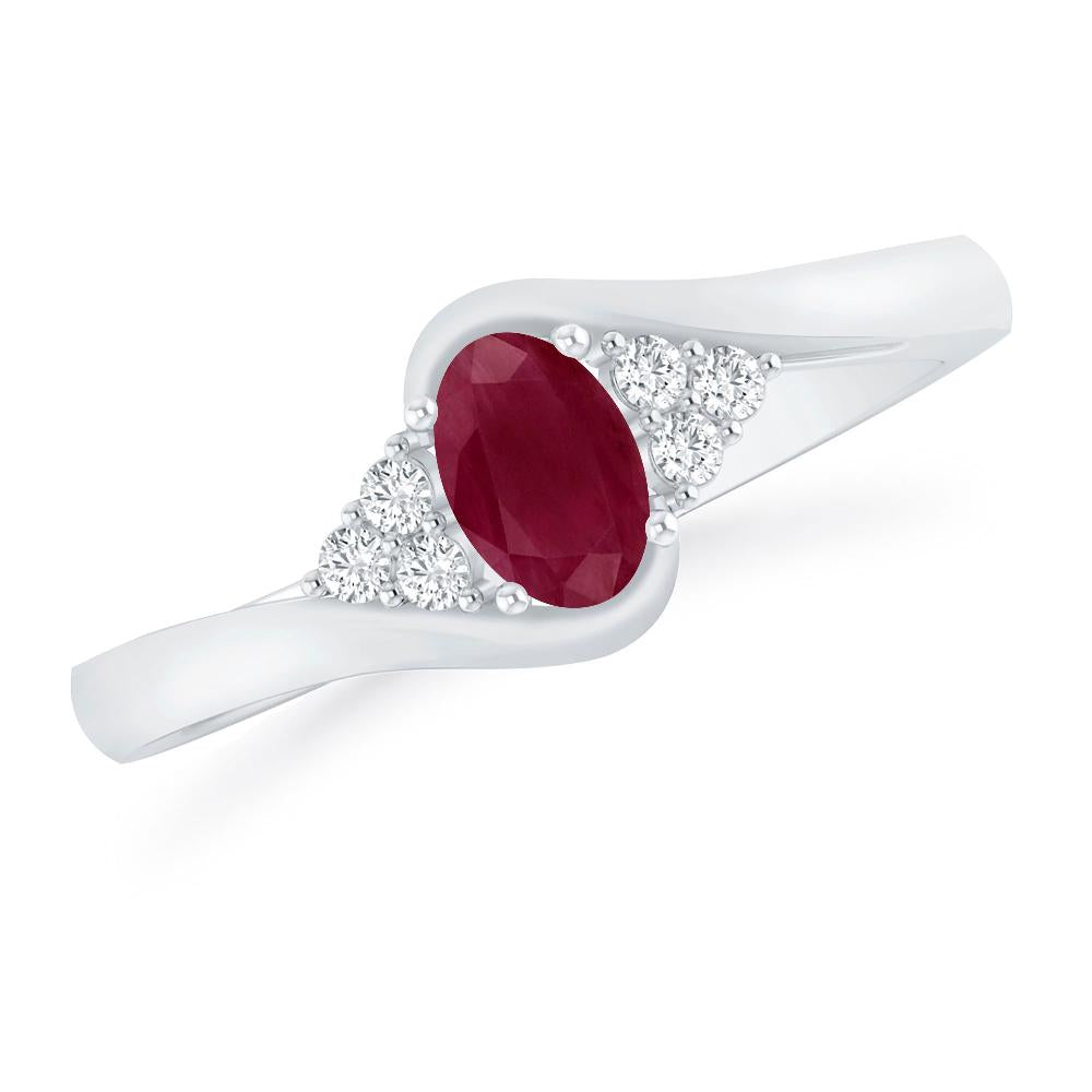 White Gold - Ruby