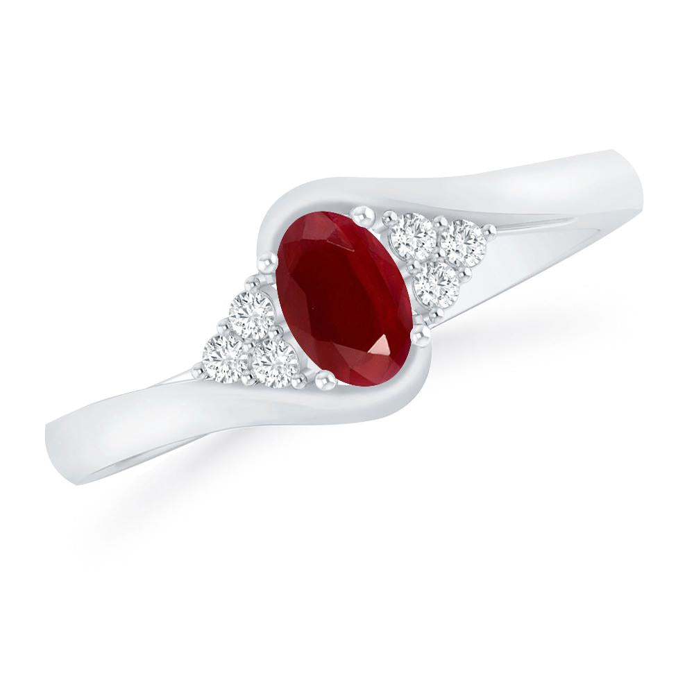 White Gold - Ruby