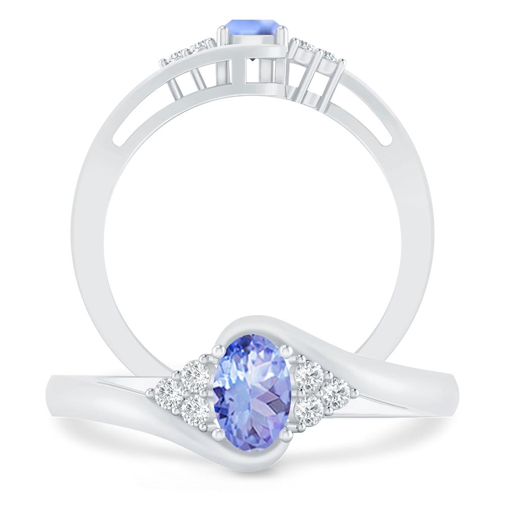 White Gold - Tanzanite