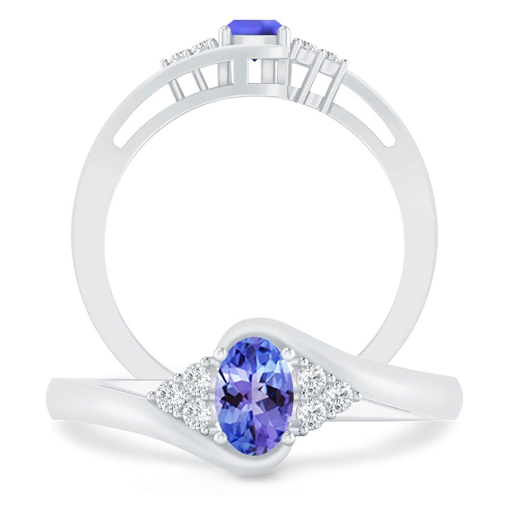 White Gold - Tanzanite