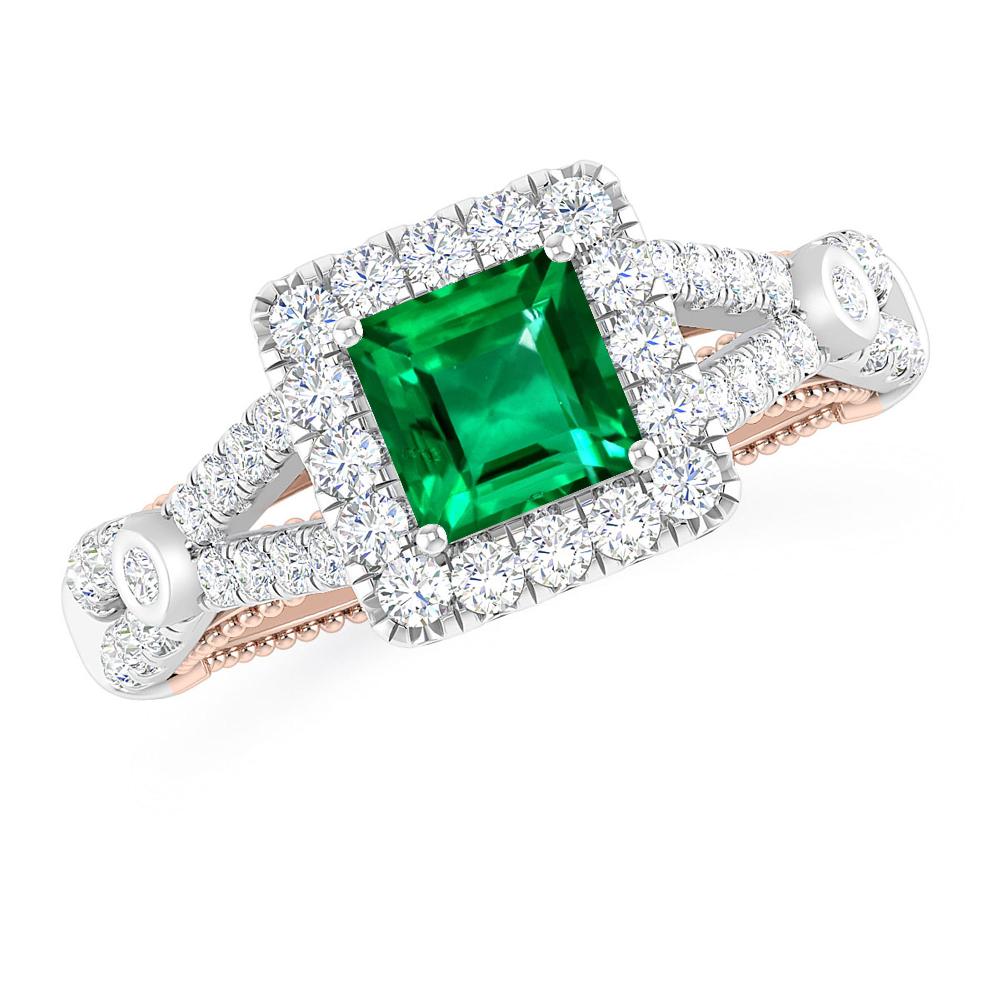 White Gold - Emerald