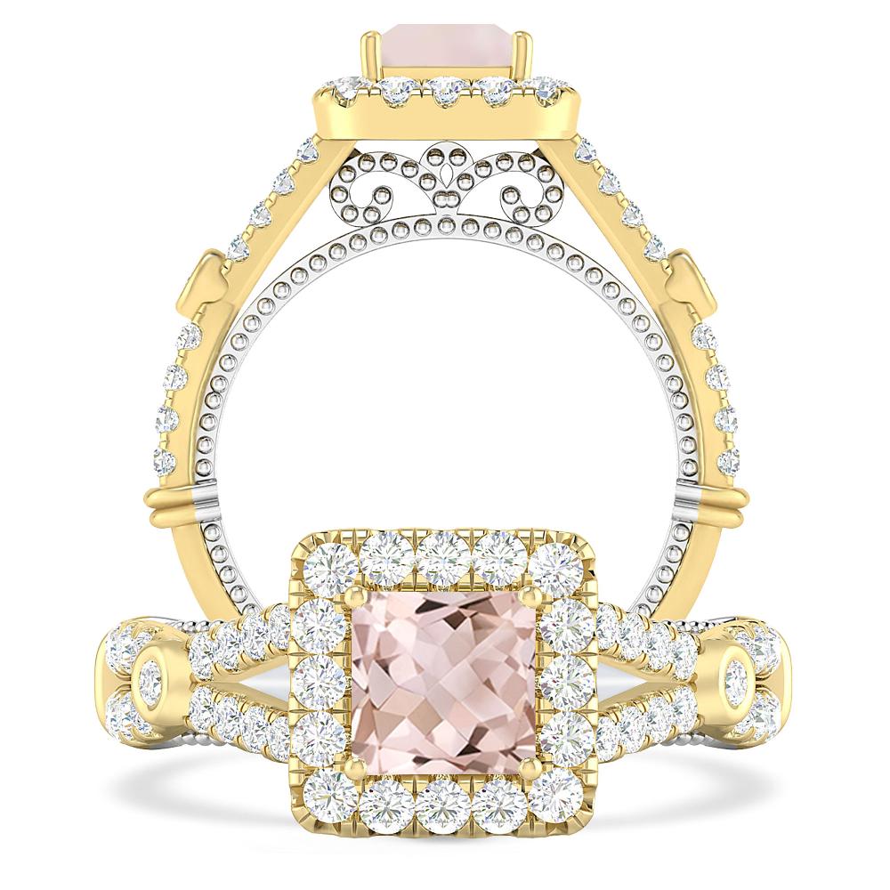 Yellow Gold - Morganite