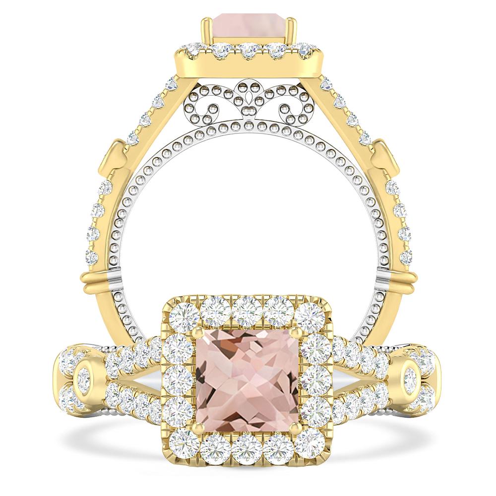 Yellow Gold - Morganite