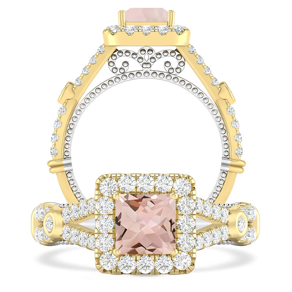 Yellow Gold - Morganite