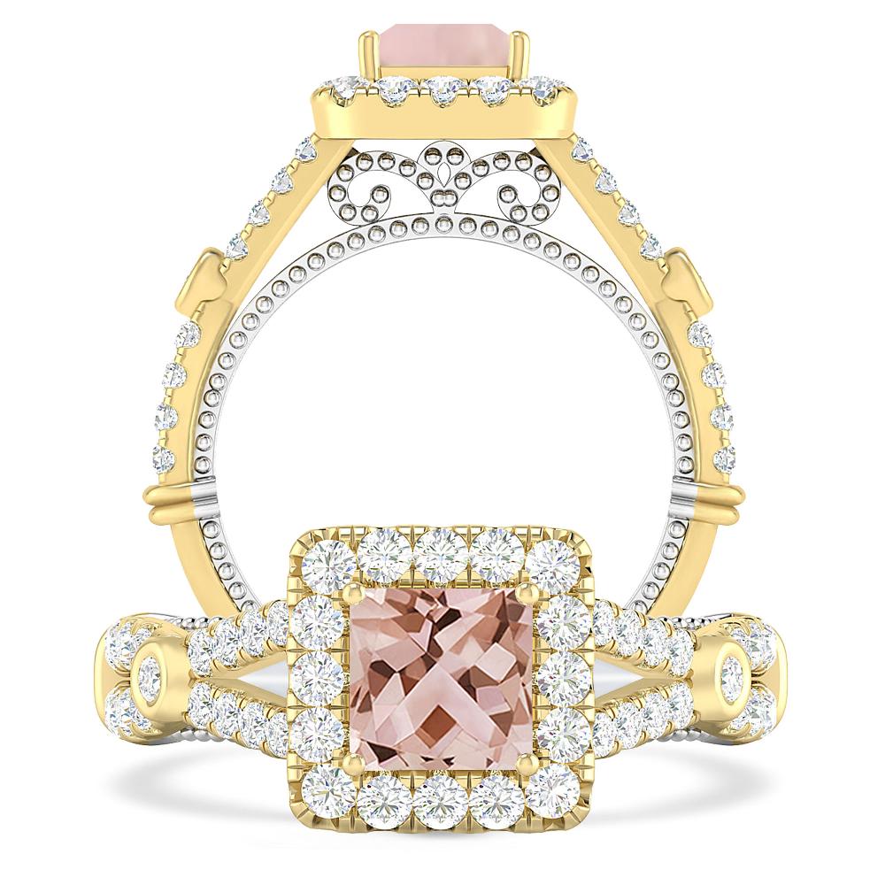 Yellow Gold - Morganite