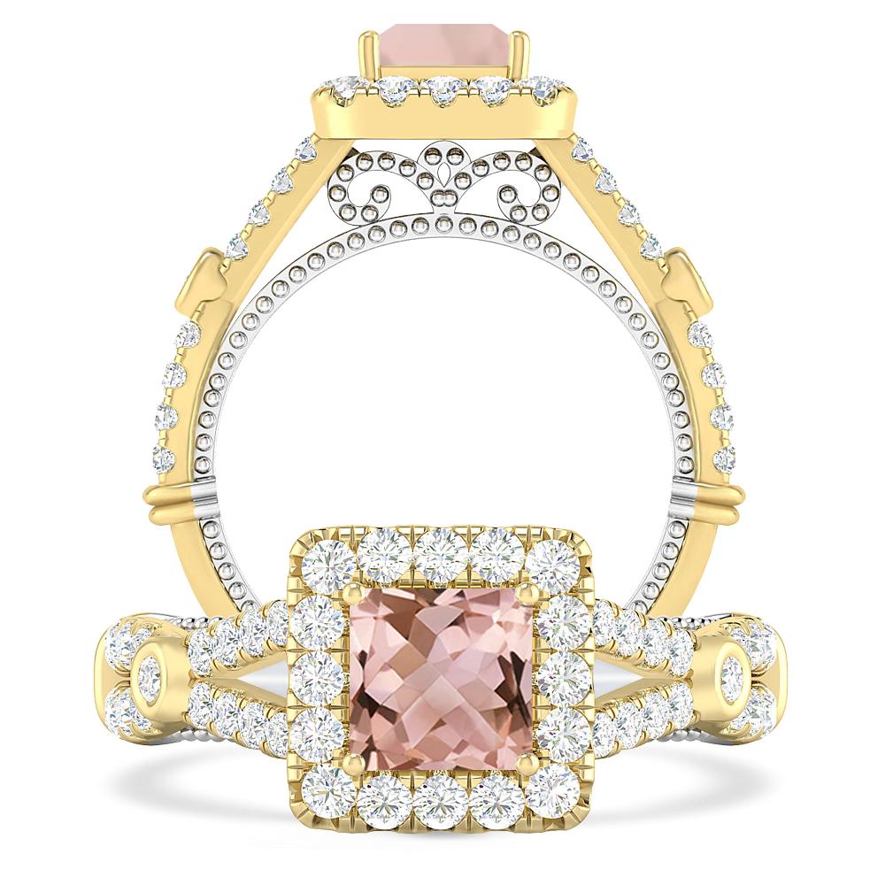 Yellow Gold - Morganite