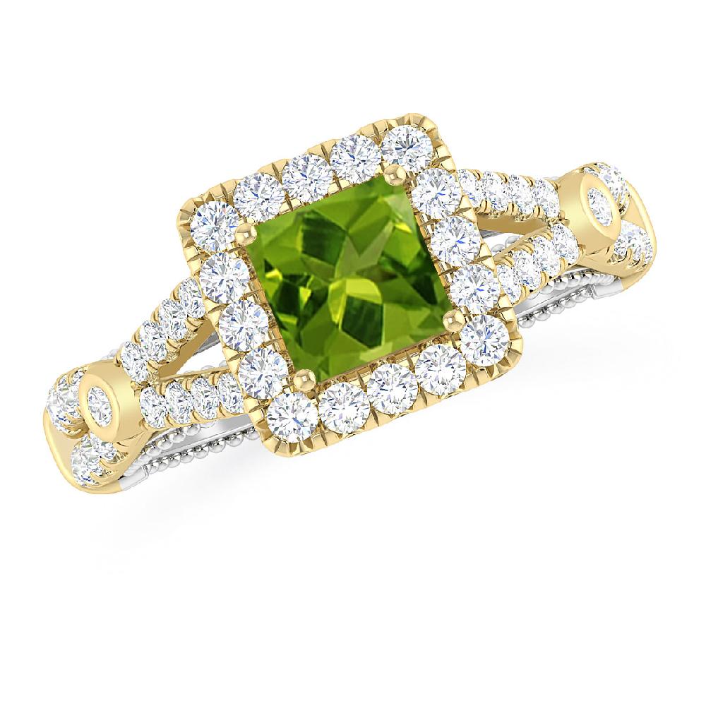 Yellow Gold - Peridot