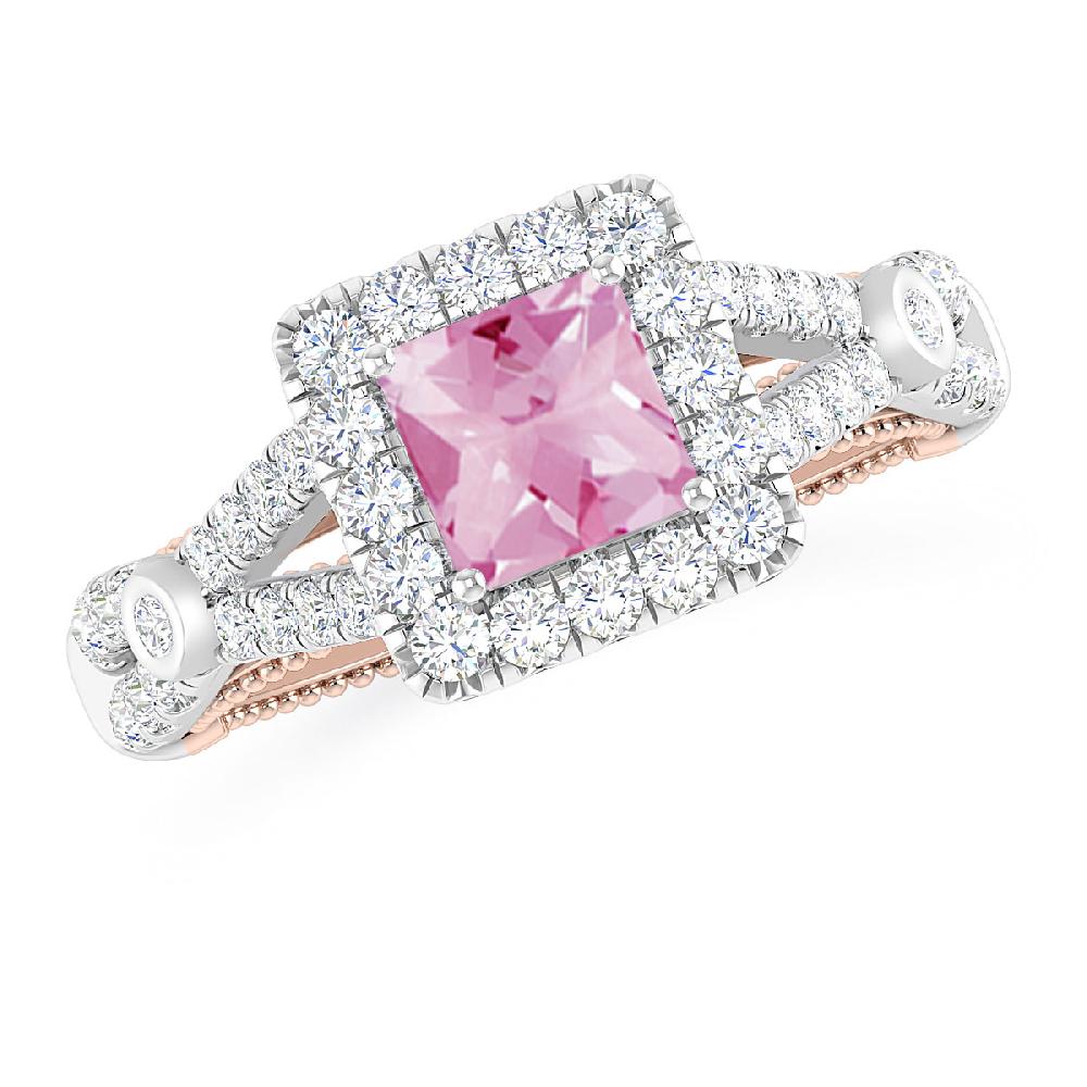 White Gold - Pink Tourmaline