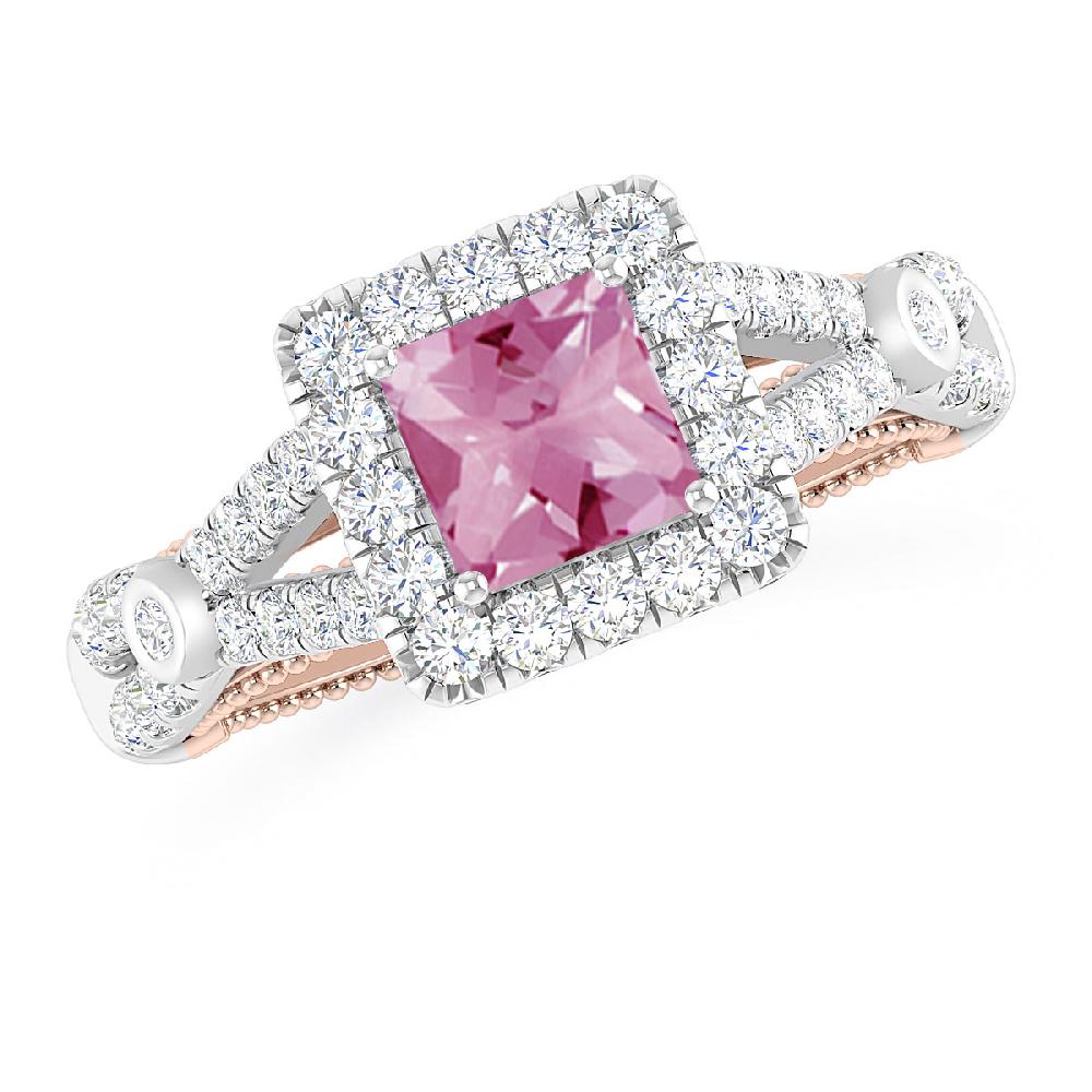 White Gold - Pink Tourmaline