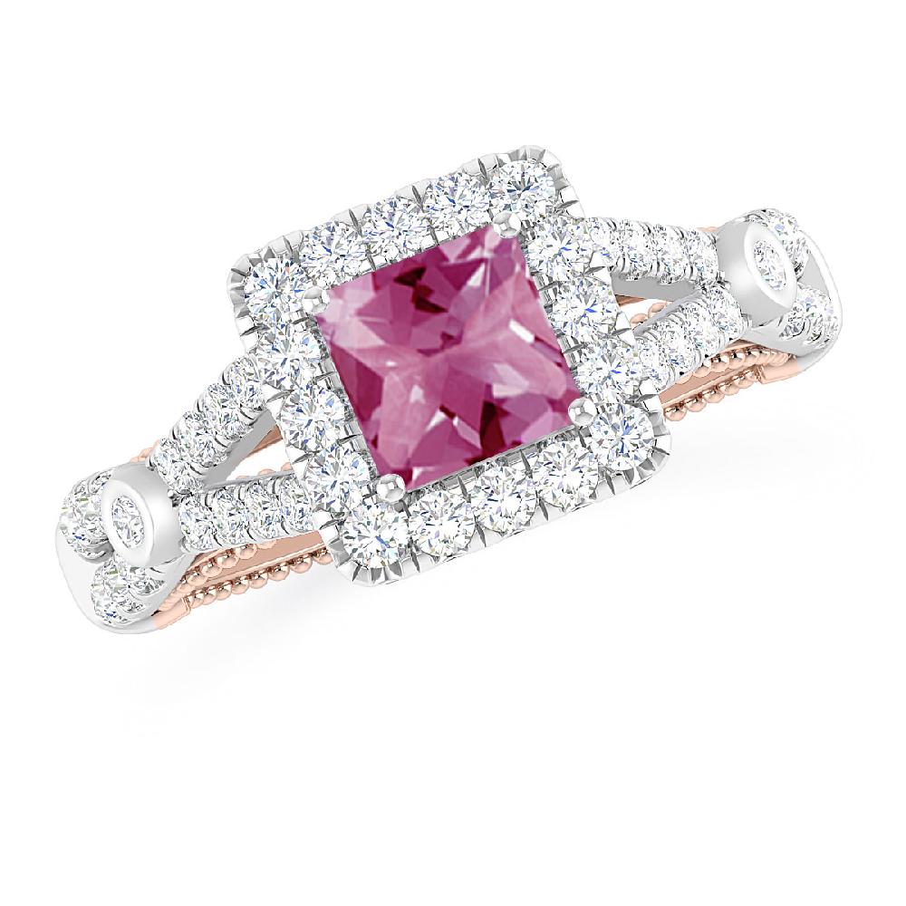 White Gold - Pink Tourmaline